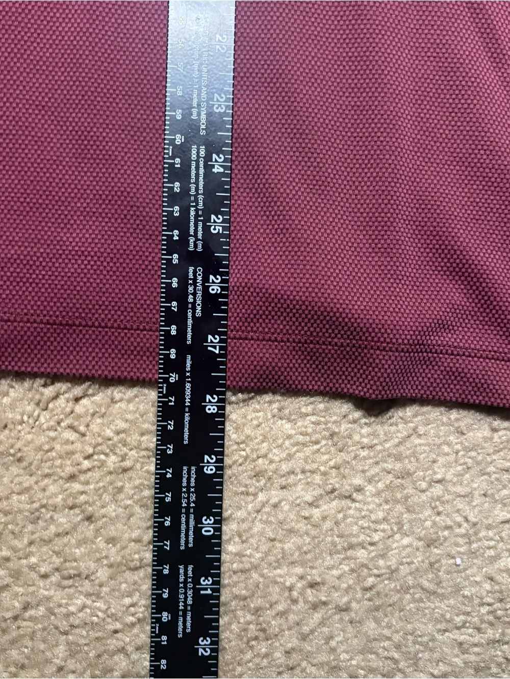 Tommy Bahama Men's Large Polo in Burgundy Short Sleeve - Picture 6 of 10